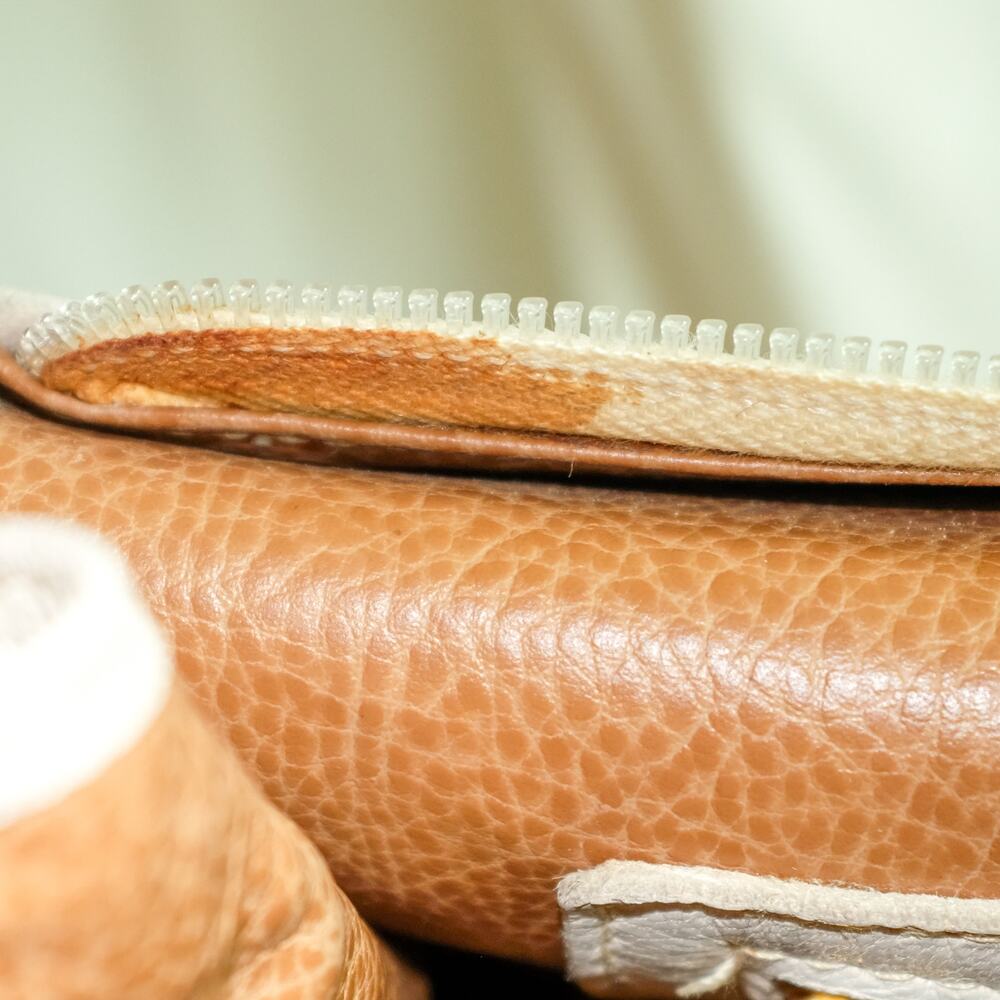 Fendi Woven Leather Tassel Bag - Cream/White, Gold Handles, Vintage - Picture 15 of 16